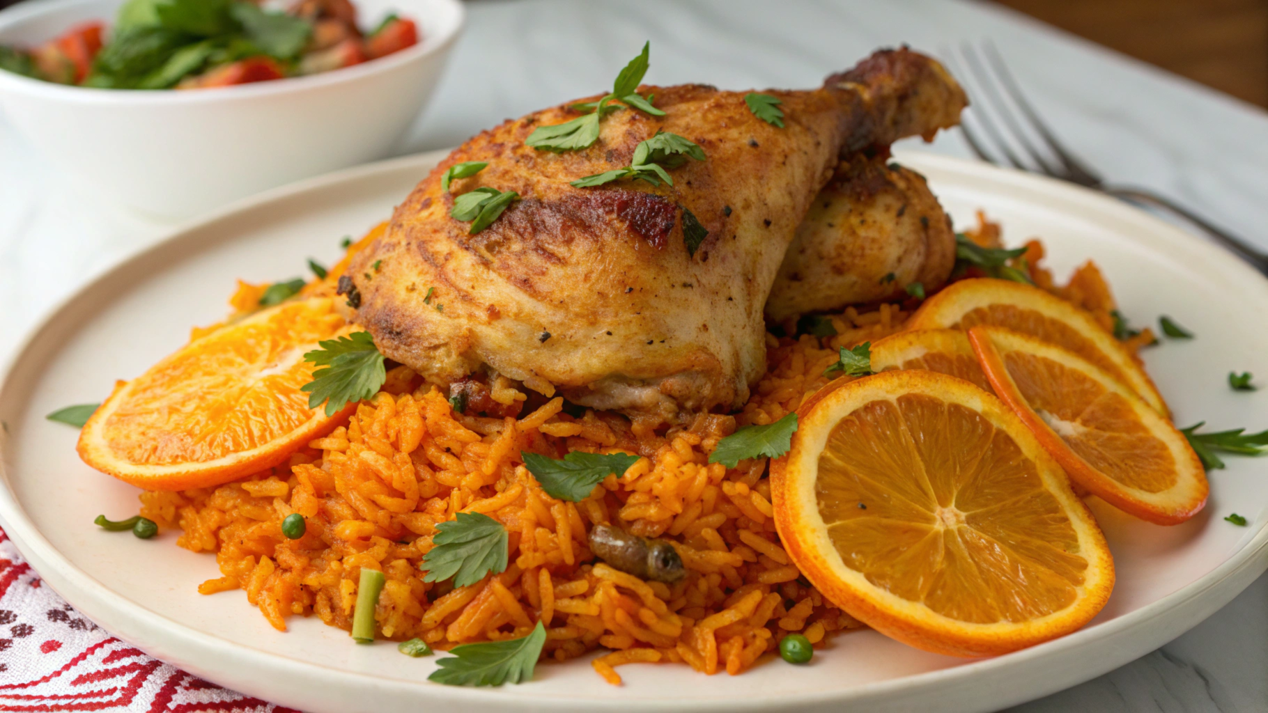 Chicken and Orange Rice