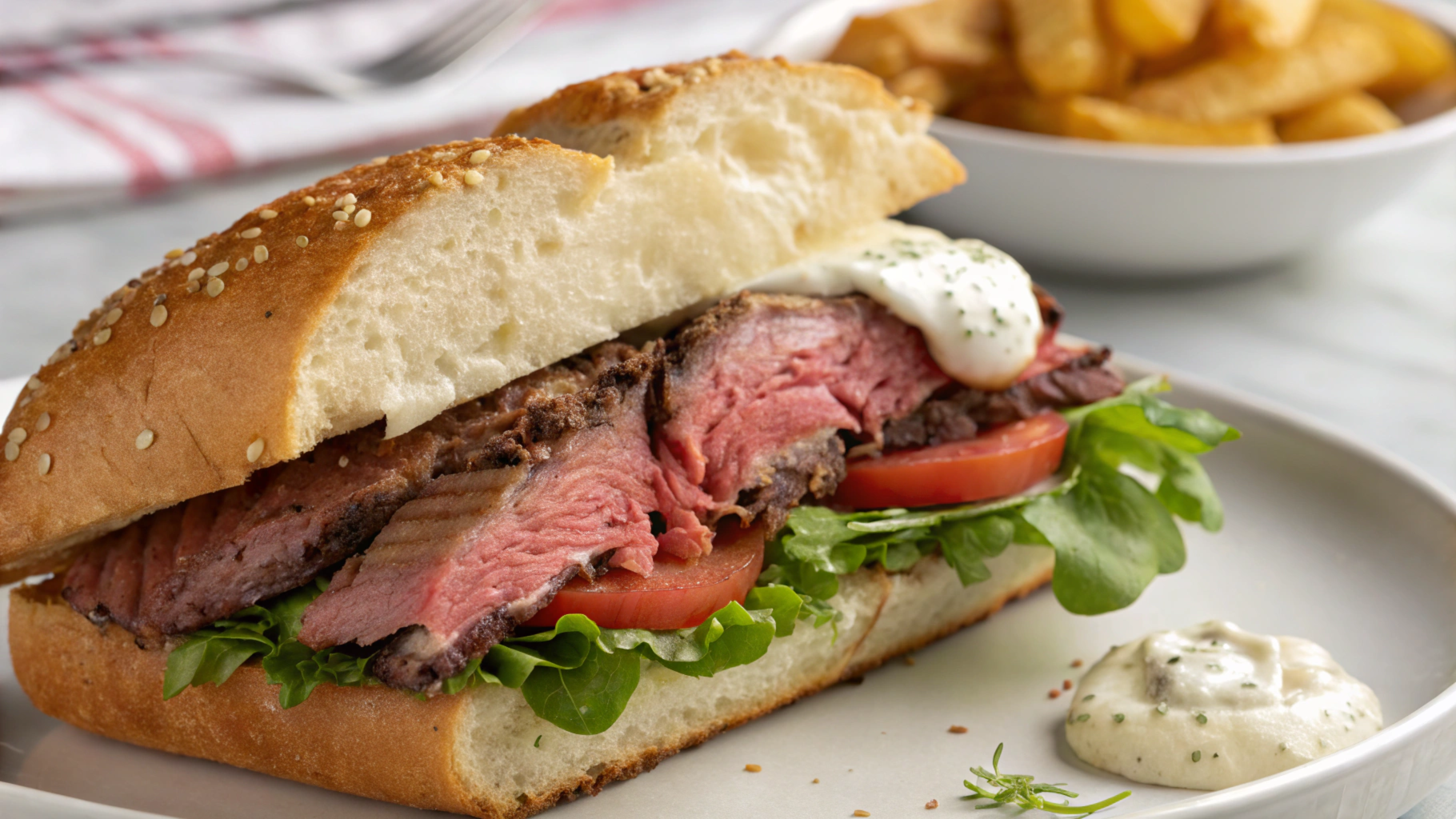 Stanford Grill Prime Rib Sandwich