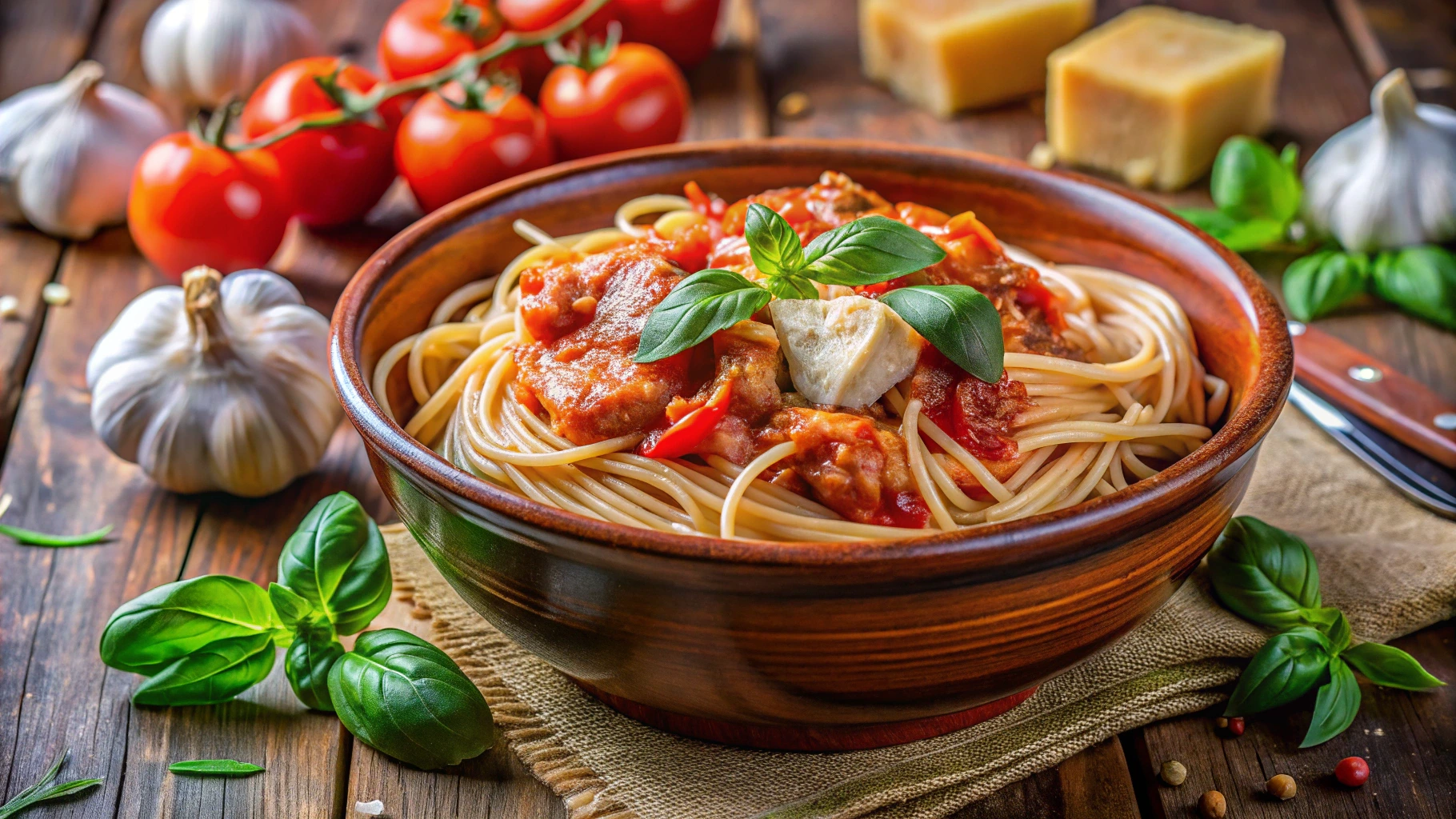 spaghetti crock pot chicken