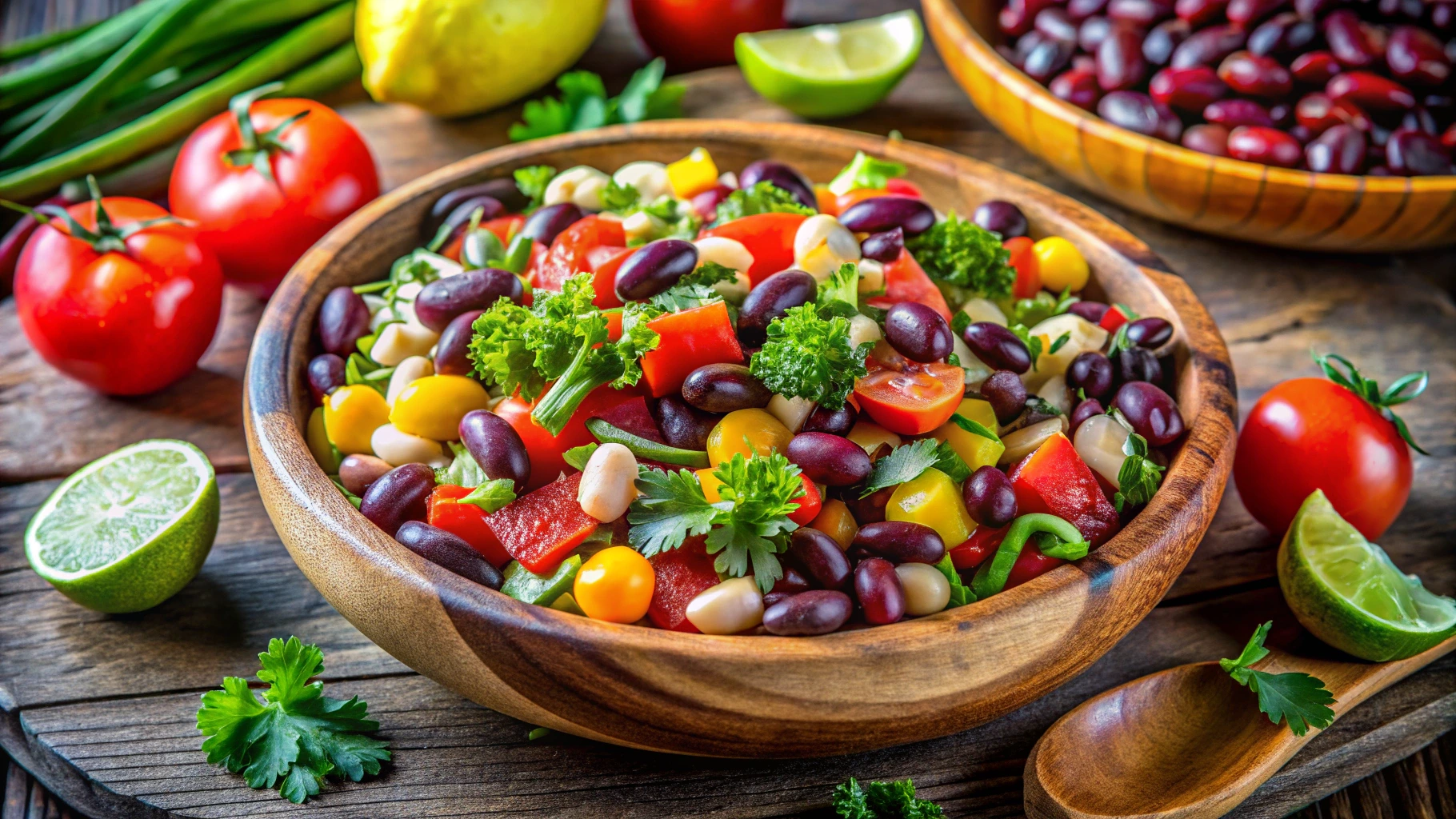 Dense Bean Salad recipe