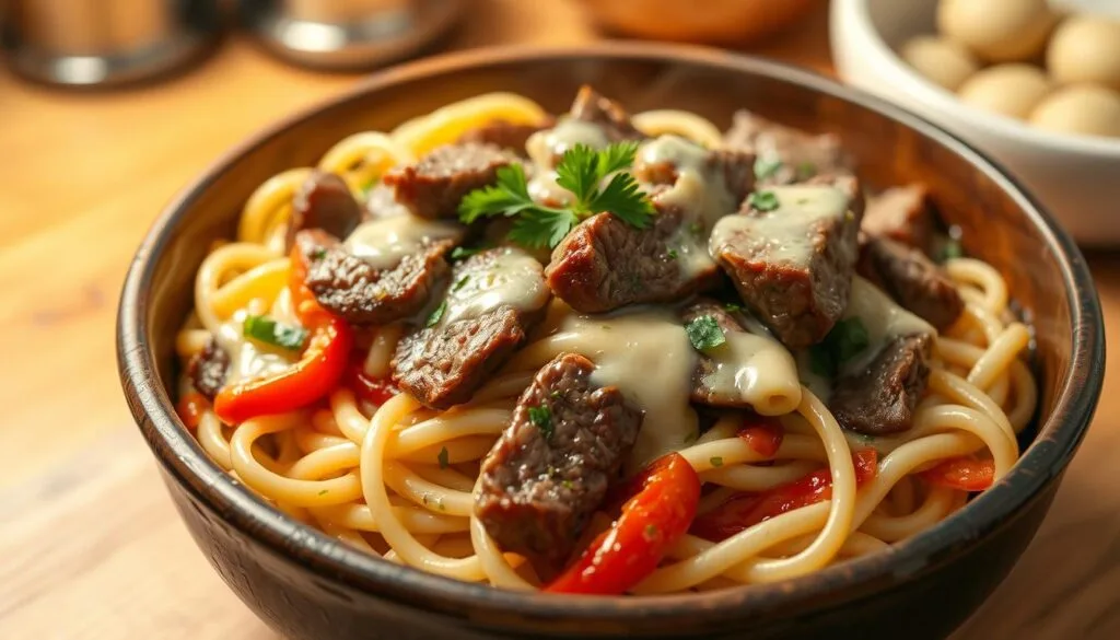 Cheesesteak Pasta