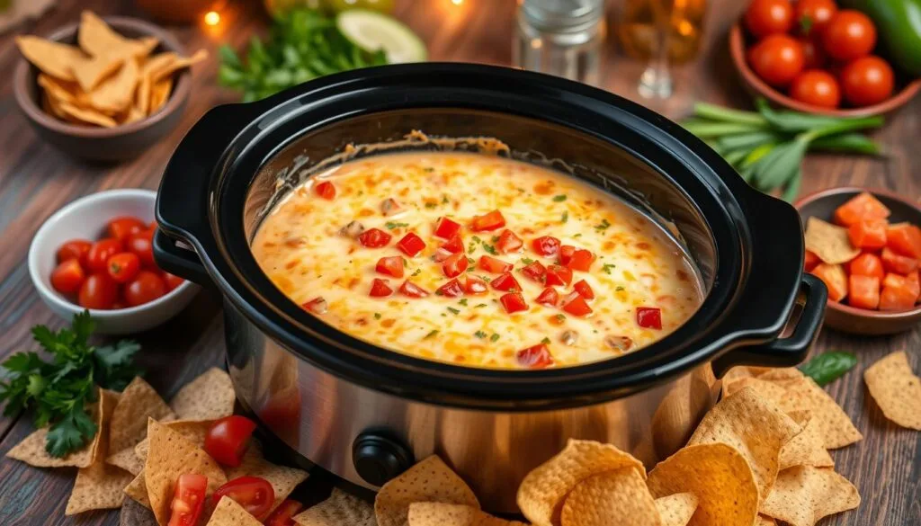 Slow Cooker Rotel Dip