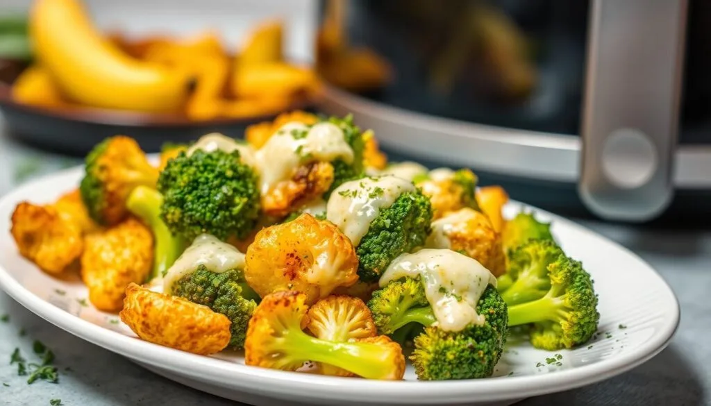 Easy Broccoli and Cheese In The Air Fryer Recipe